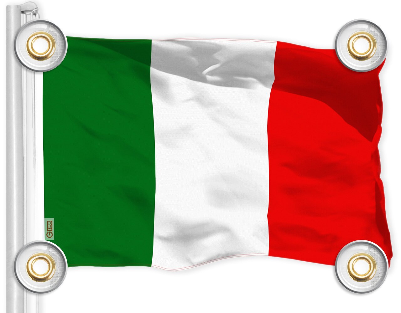 G128 Italy Italian Flag | 3x5 Ft | LiteWeave Pro Series Printed 150D Polyester, 4 Corner Brass Grommets | Country Flag, Vibrant Colors, Perfect For Balcony, More Durable Than 100D 75D Polyester